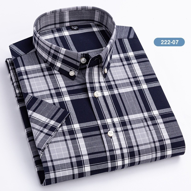 Summer Fashion Casual Men's Shirt Plaid