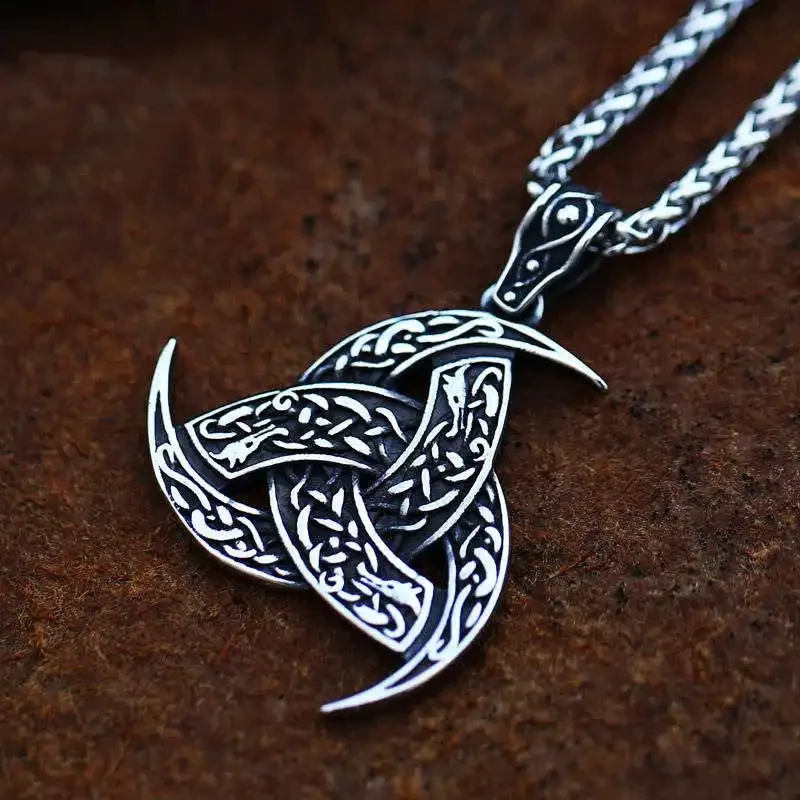 New Viking Totem Celtic Knot Stainless Steel Pendant