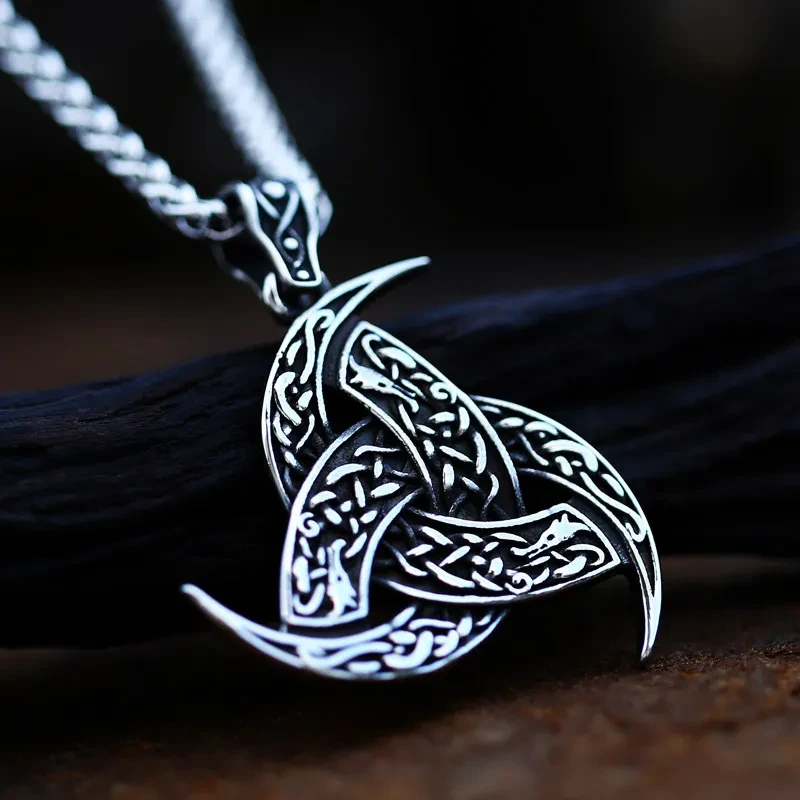 New Viking Totem Celtic Knot Stainless Steel Pendant