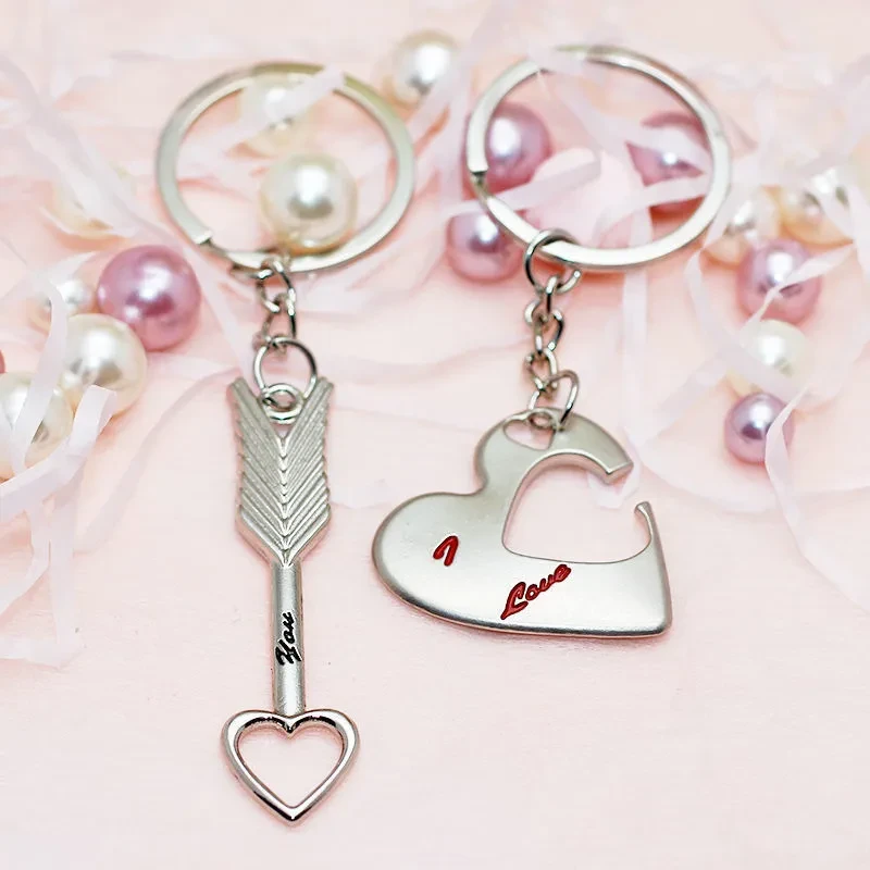 Creative Personality Cute Couple Keychain Set