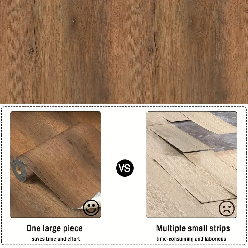 1 Roll 300CM/118in Thickened Self-Adhesive Vinyl Flooring