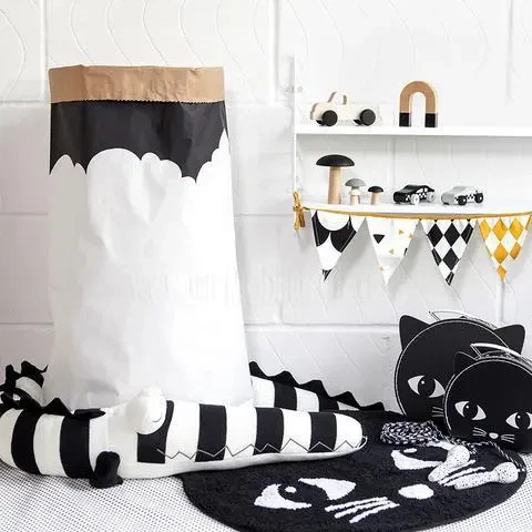Children's Striped Crocodile Pillow Soothing Decorative Toys