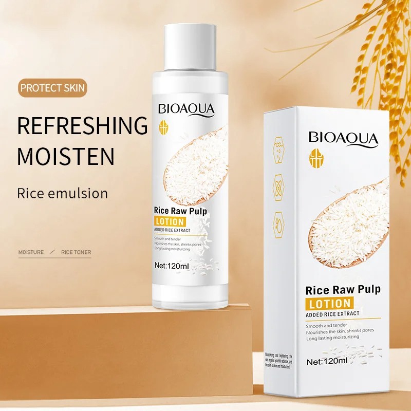 BIOAOUA Original Milk Series Six-Piece Face Care Set  Hydrating Cleanser, Toner, Serum