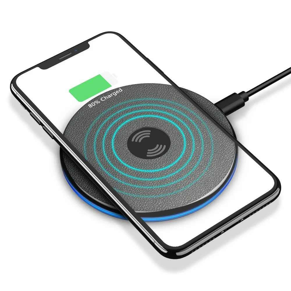 Desktop Simple Wireless Charging Mobile Phone Charger Ultra-light And Portable SKU: CJSJ1147