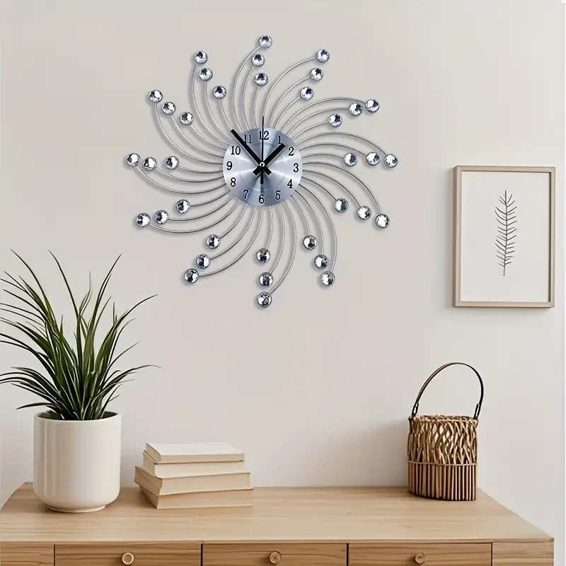 Sparkling Diamond Wall Clock