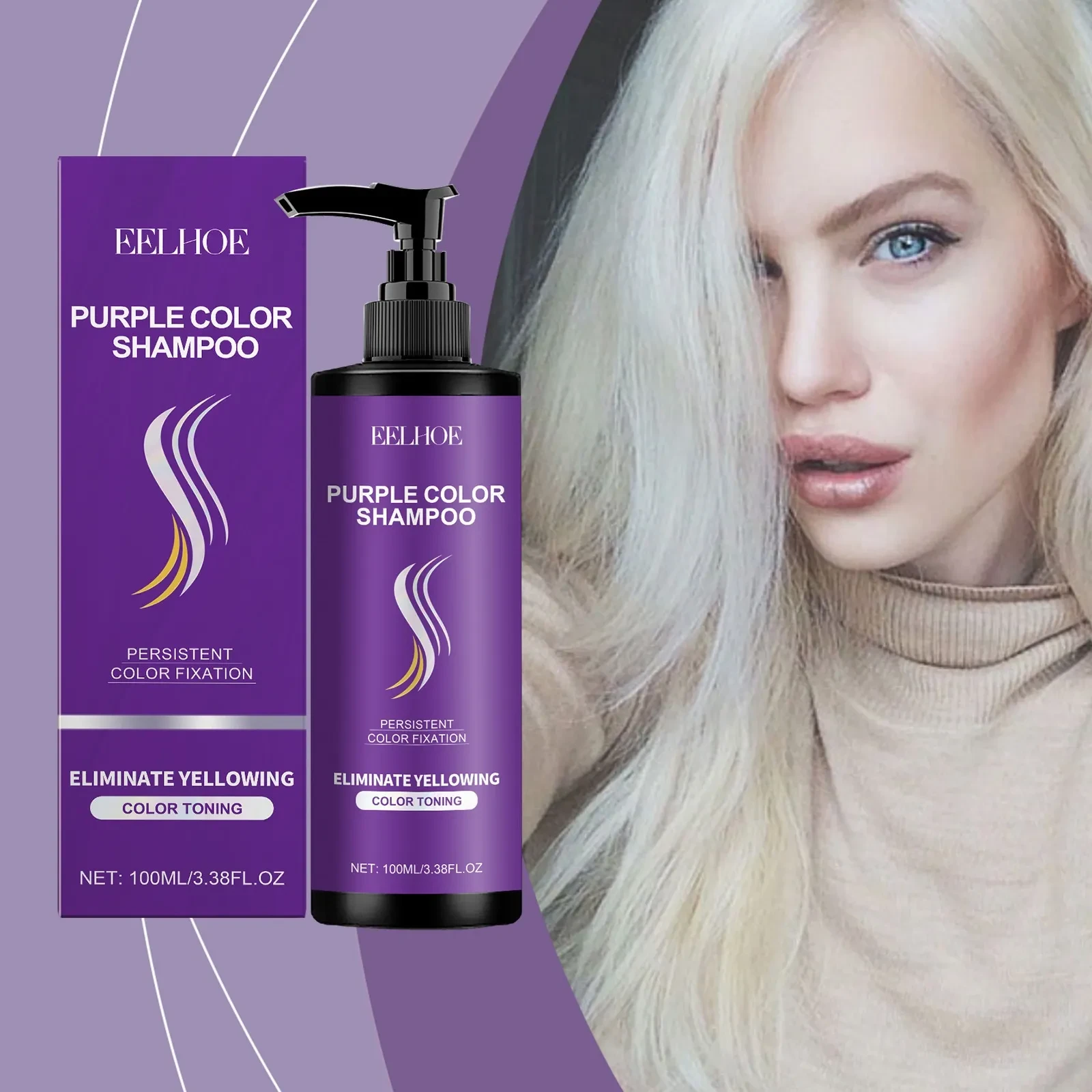 EELHOE Purple Color Shampoo