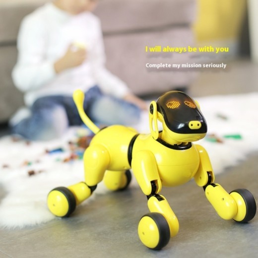 Programming Dancing Bionic Interactive Early Education Accompany Intelligent Robot Dog
