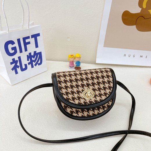 Children's Bags Checkerboard Stylish Good Texture