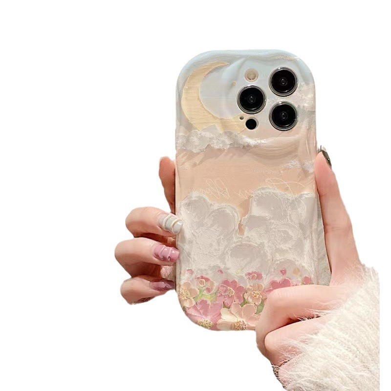 Cloud Flower Sea For Phone Case Creative Niche Girl Protective Case