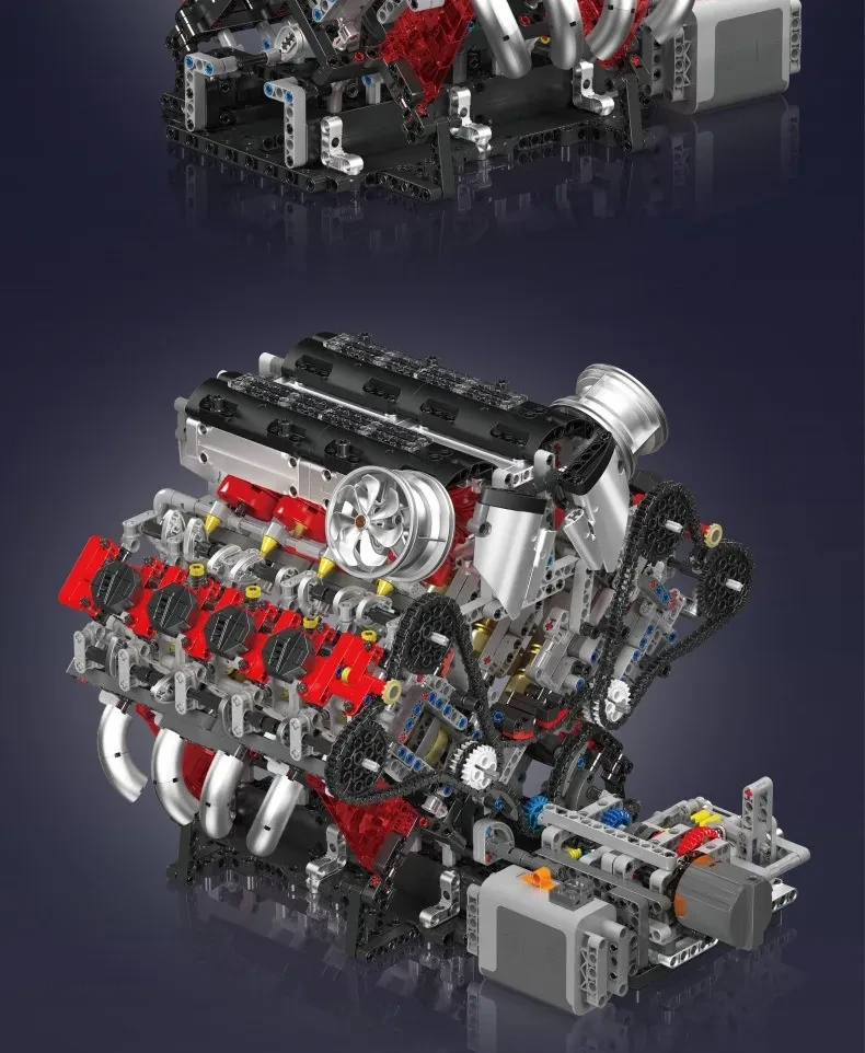 1 4 Scale Running V8 Engine Kit