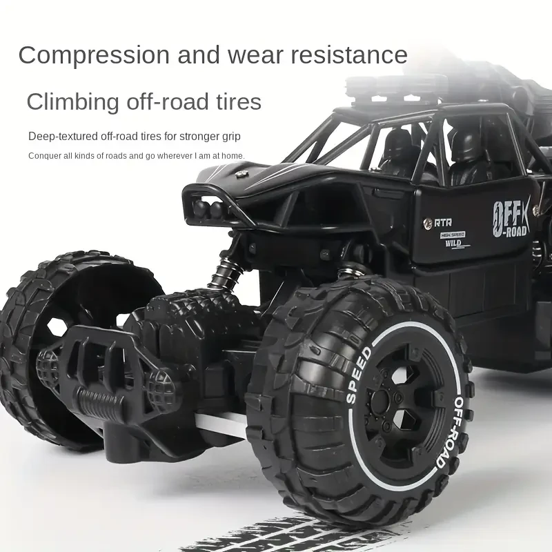High-Speed 6WD Four-Wheel Drive Off-Road RC Toy Car