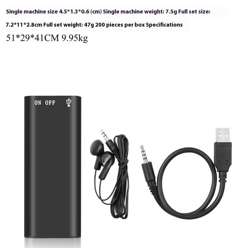 HD Recorder Digital Clear MP3 Player