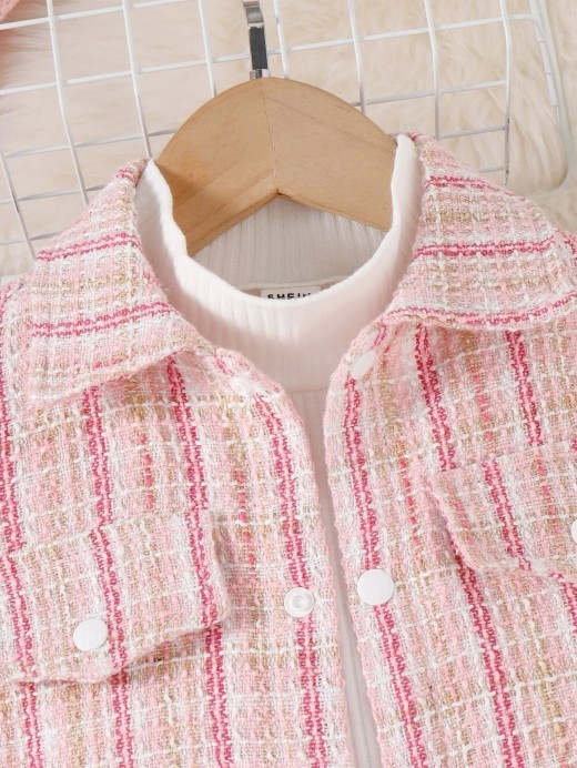 Fall Winter Coat Turtleneck Top Skirt