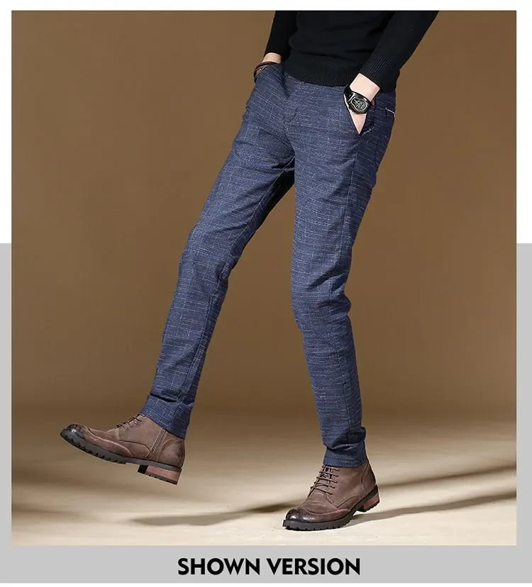 Men's Navy Blue Dress Pants