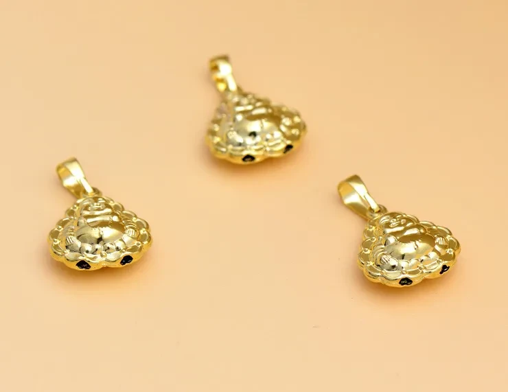 Plating 24K real gold Buddha pendant