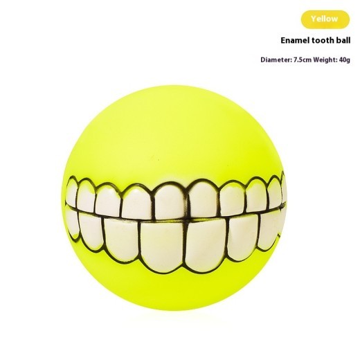 Vocalization Bite-resistant Molar Pet Toy Ball