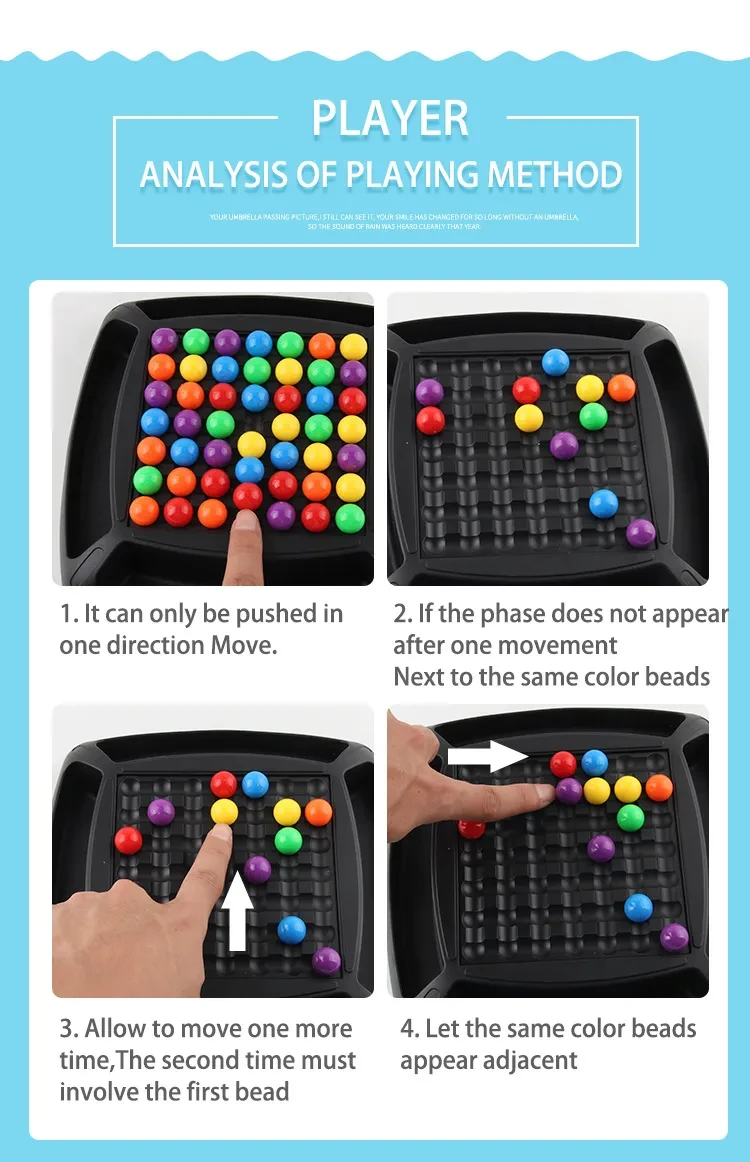 Children's educational colorful rainbow puzzle toy