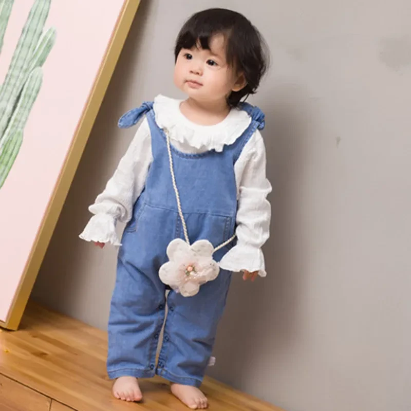 Baby Girl Denim Overalls