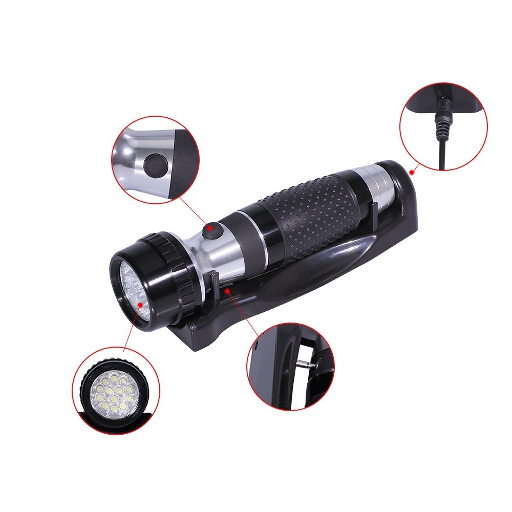 Rechargeable Wall Mounted Hotel Flashlight