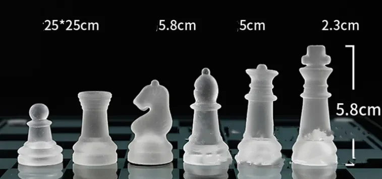 Glass Chess Set