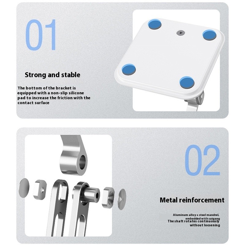 Desktop Folding Tablet Computer Stand Aluminum Alloy Mobile Phone Bracket