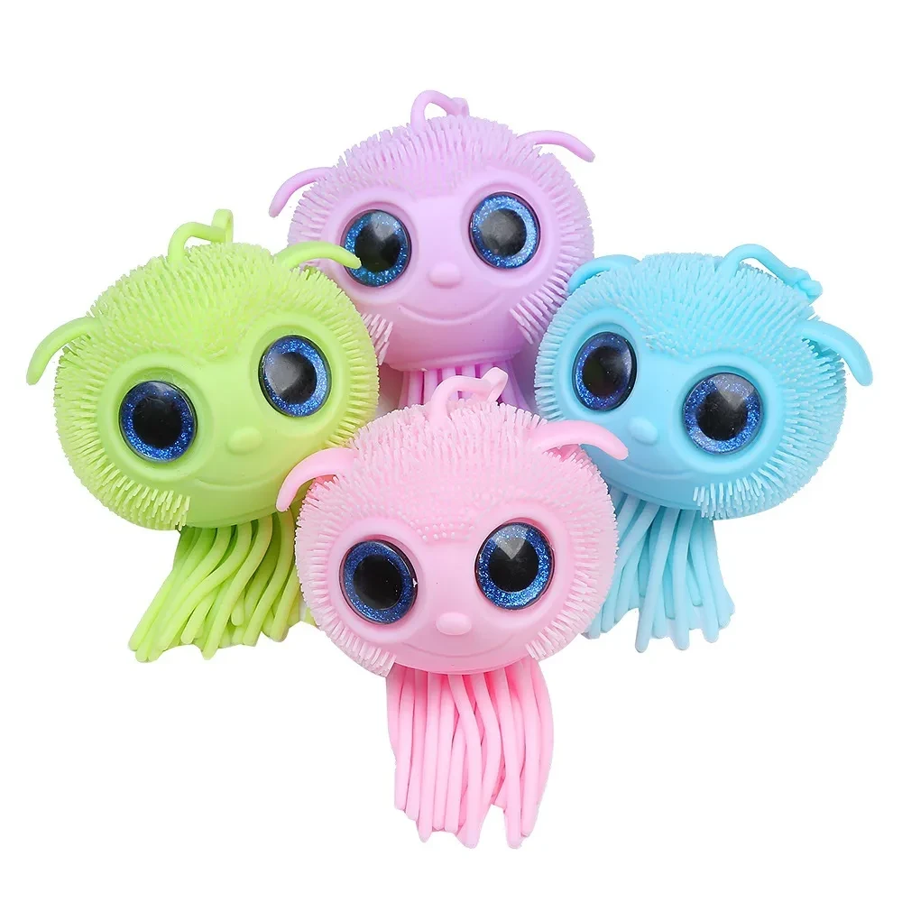 TPR Jellyfish Vent Pressure Reduction Toy Squeeze