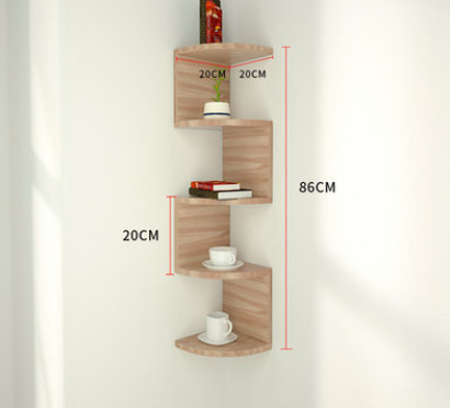 Wall Creativity Lattice Wall Corner Wall Decoration Shelf Bedroom