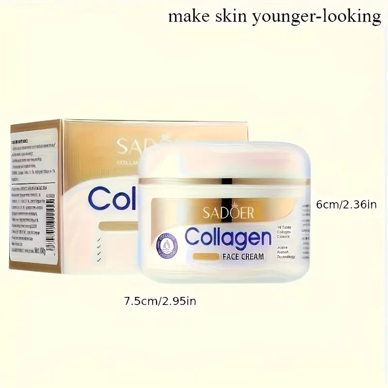 DEVNEN Collagen Face Cream - Hydrating & Light Beige-Enhancing with Hyaluronic Acid