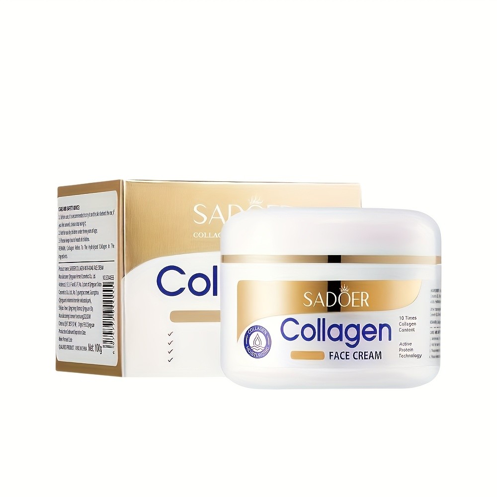 DEVNEN Collagen Face Cream - Hydrating & Light Beige-Enhancing with Hyaluronic Acid