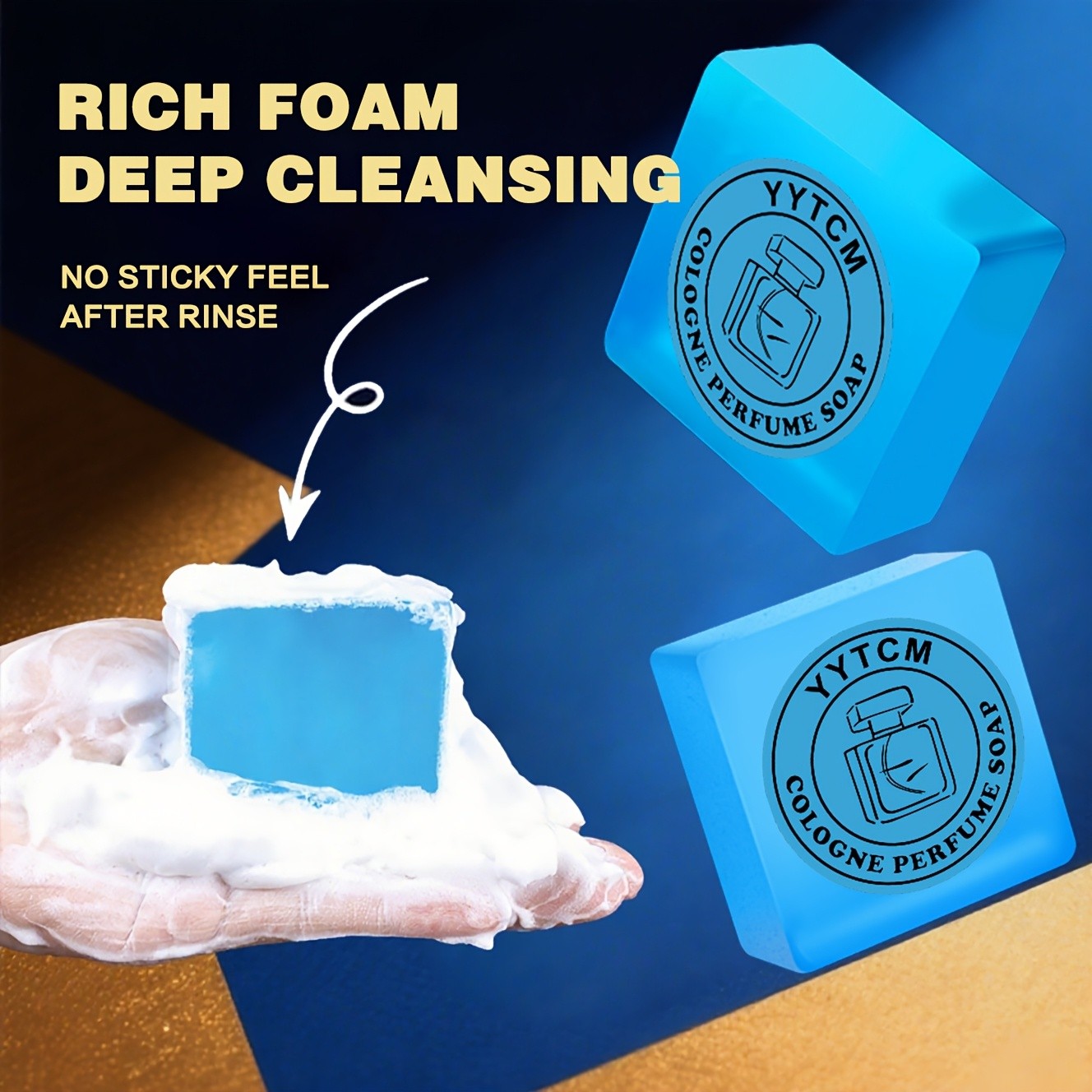 Mens Cologne Scented Soap with Shea Butter & Olive Oil