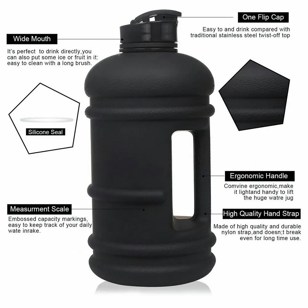 Large-capacity Portable Cycling Plastic Sports Bottle