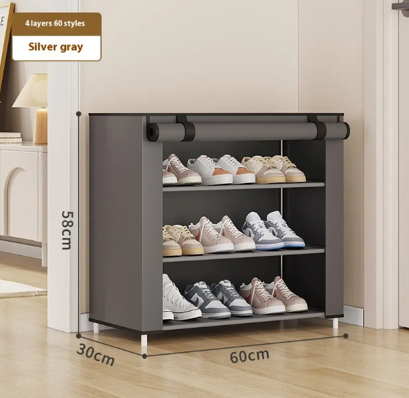 Simple Shoe Cabinet Home Doorway Multi-layer Dustproof Shoe Rack