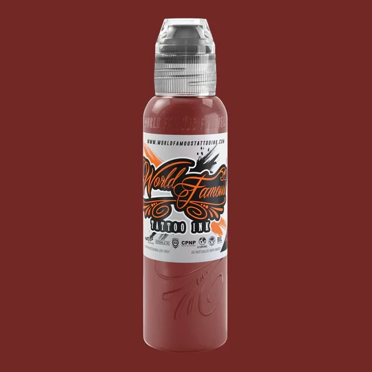 Dima NBK  Fire Red Set  World Famous Tattoo Ink  1 oz