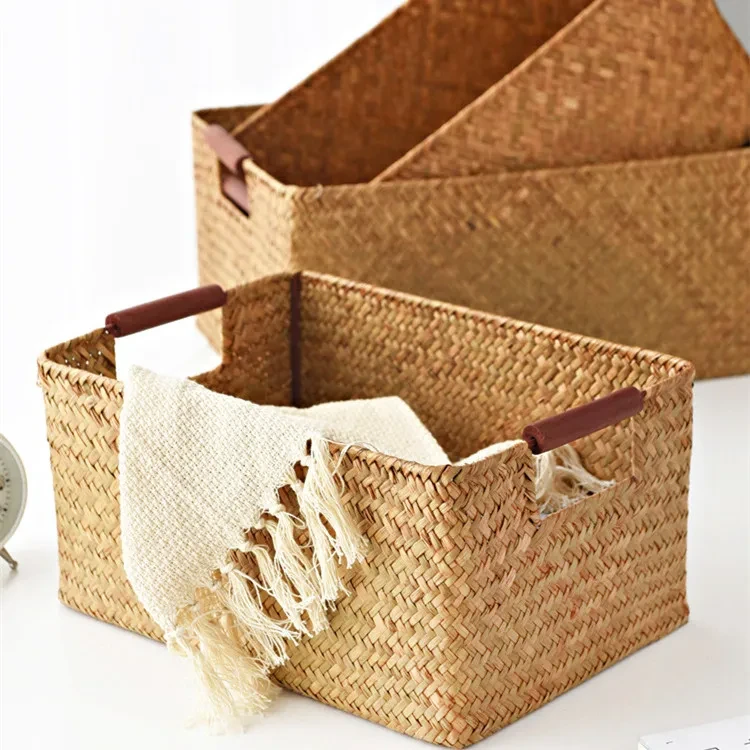 Natural Seagrass Storage Basket
