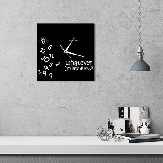 Black Simple Home Decoration Wall Clock