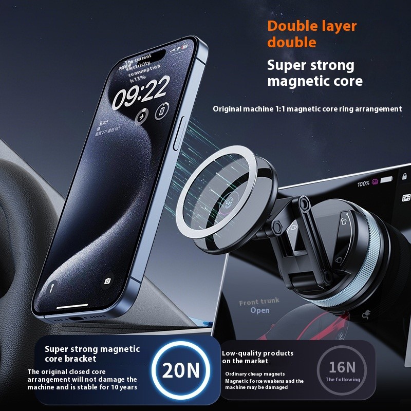 Folding Table For Car Magnetic Phone Holder