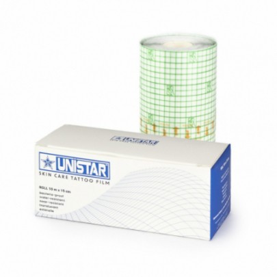Skin Care Tattoo Film Dressing On A Roll  10 m x 15 cm  Unistar By Kwadron
