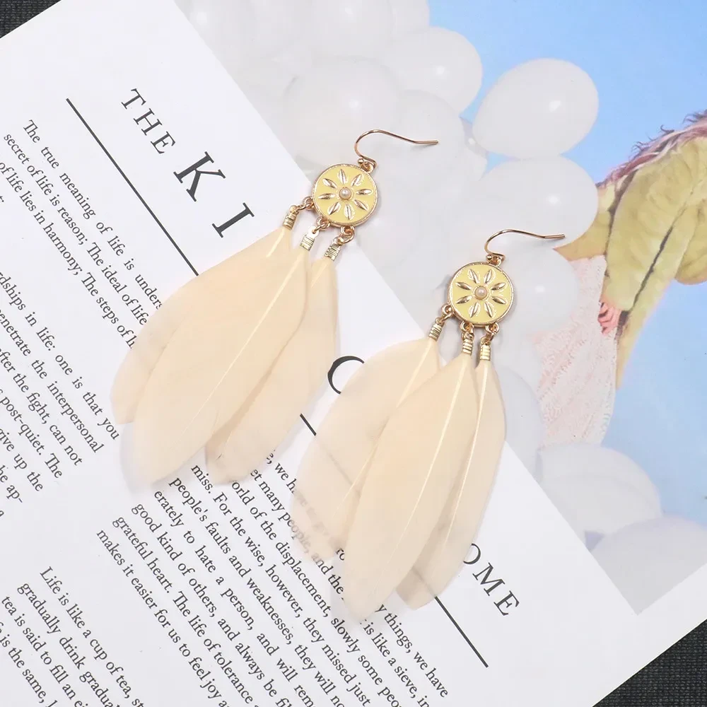 feather earrings