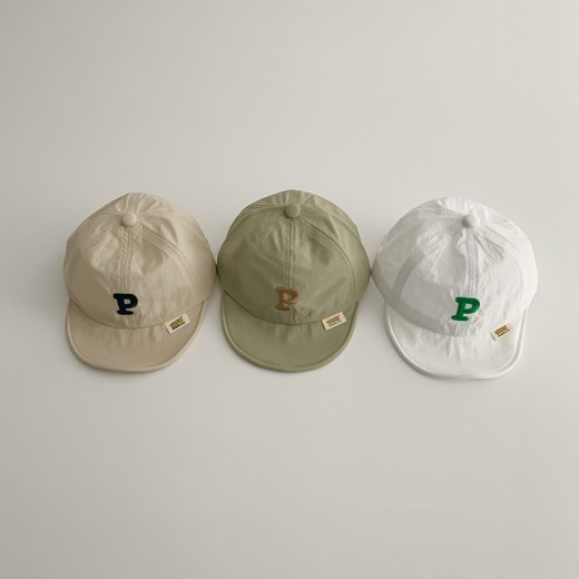 Ins Alphabet Peaked Cap Baby Sun Protection Children