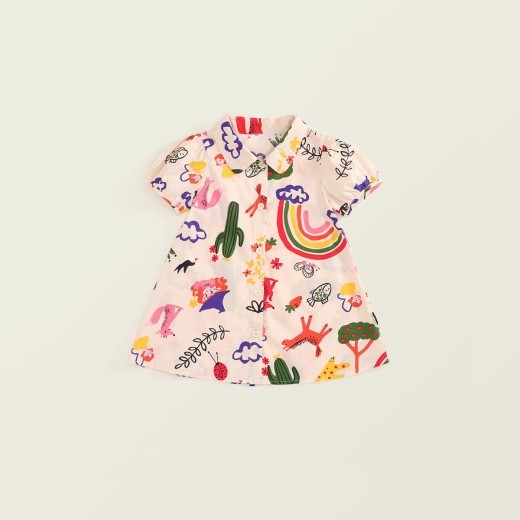 Children Korean Style Cotton Lapel Children Shirt