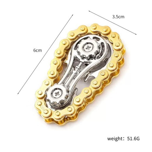 Big And Small Gear Chain Fingertip Gyro Decompression Toy