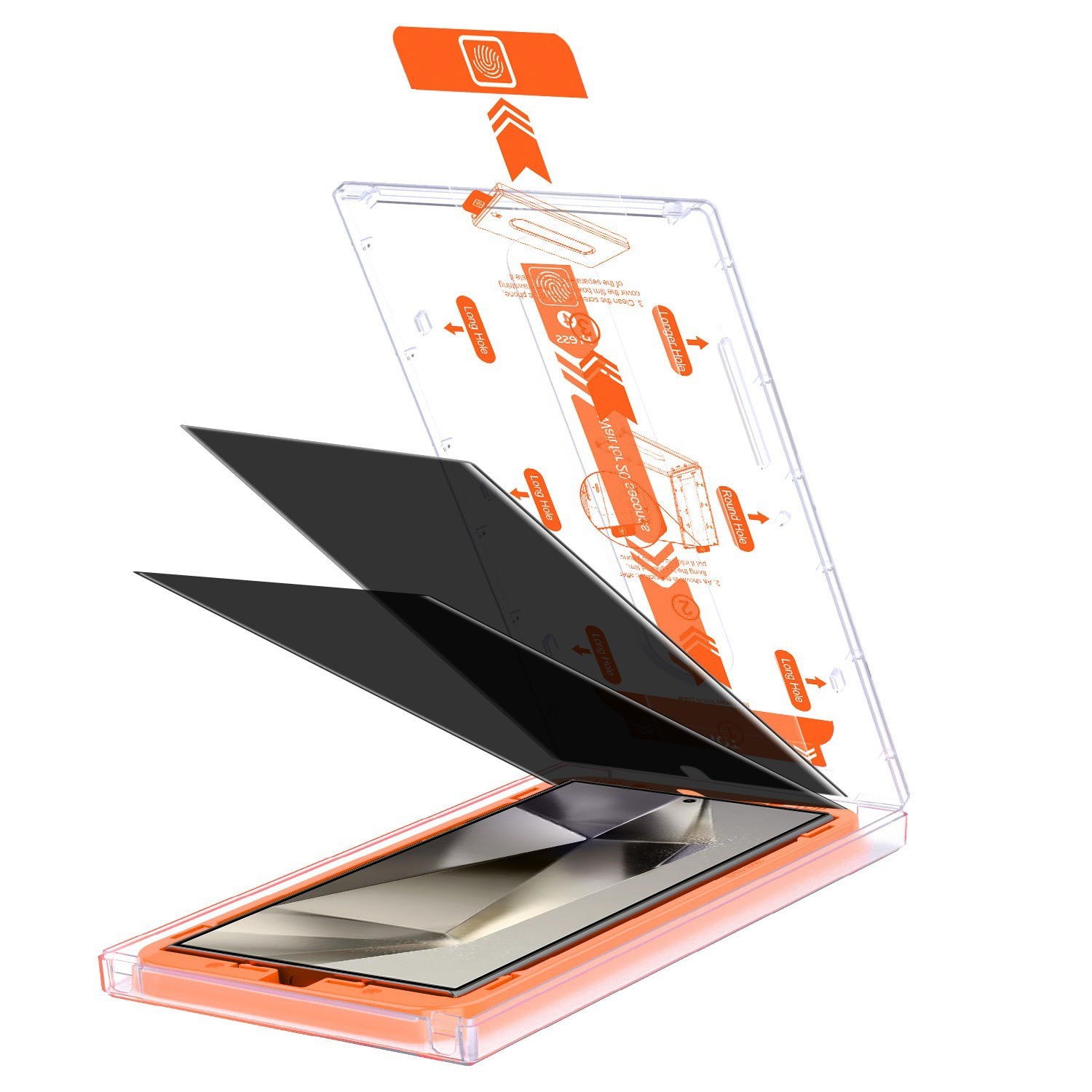 Applicable Dust-free Cabin Anti-peep Tempered Glass Film Dust-proof Anti-fall Film