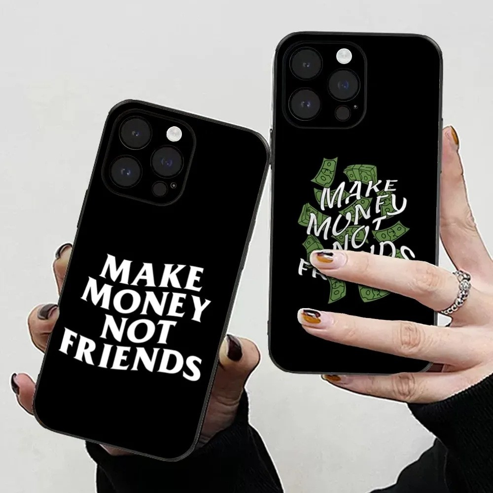 Black English Money Phone Case