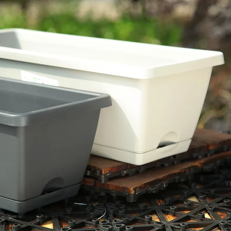 Lazy Pot Family Balcony Rectangular Planting Trough