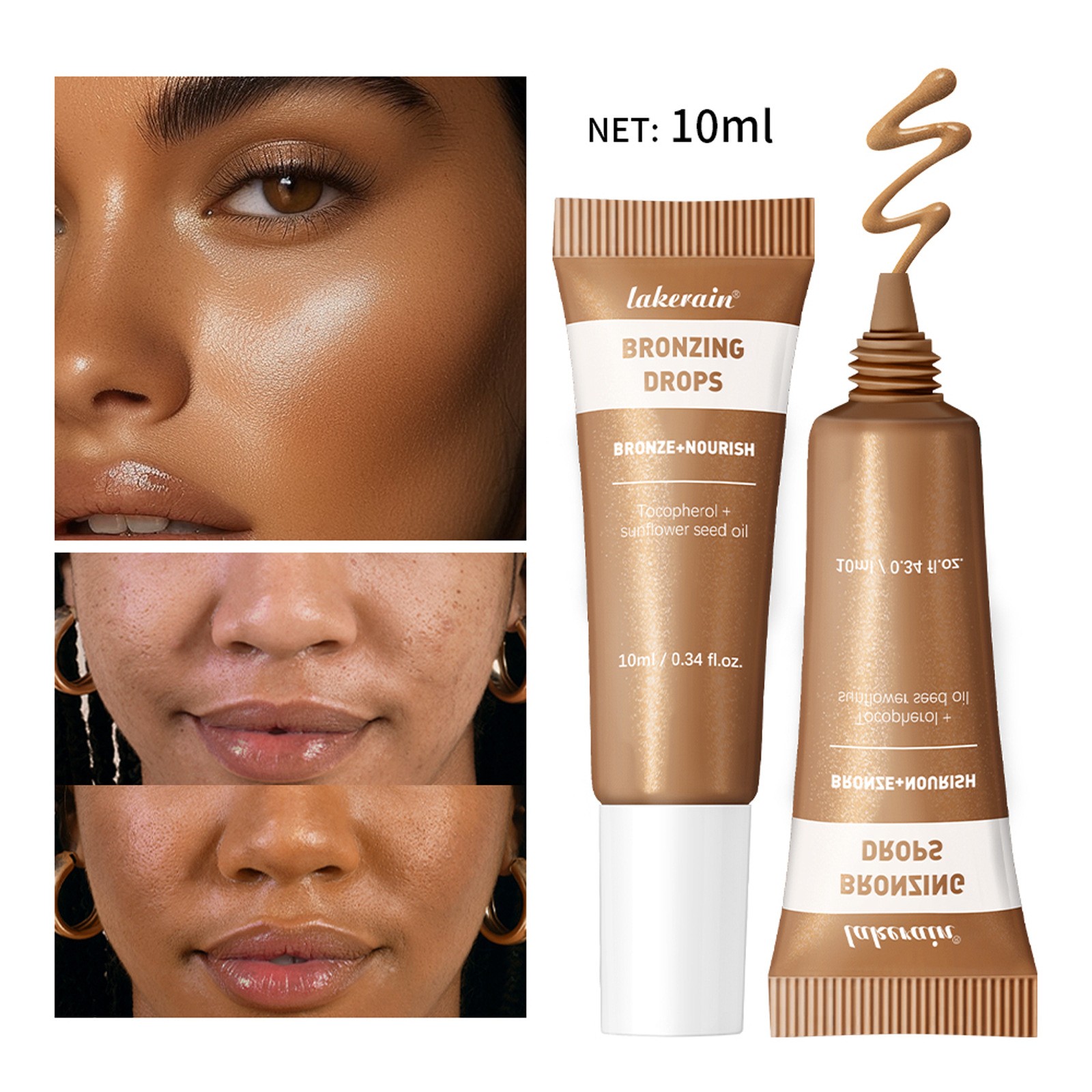 Brightening Nourishing Moisturizing Bronze Sun Tanning Set