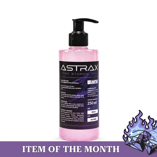 Stencil Gel 250ml  Astrax Pro By Kwadron