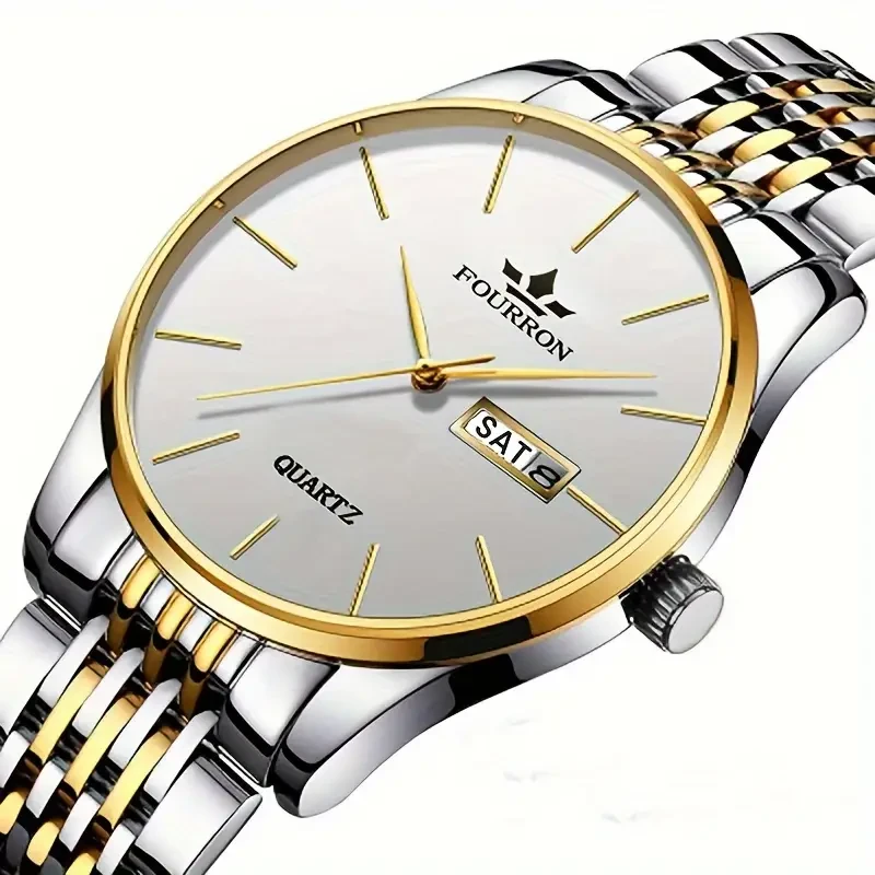 Luxury Stainless Steel Quartz Watch