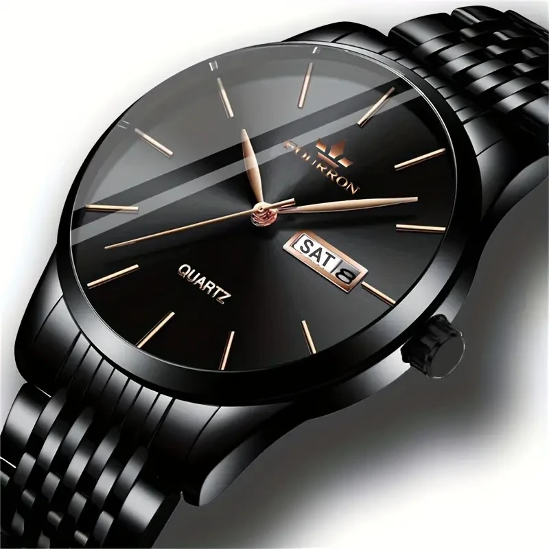 Luxury Stainless Steel Quartz Watch
