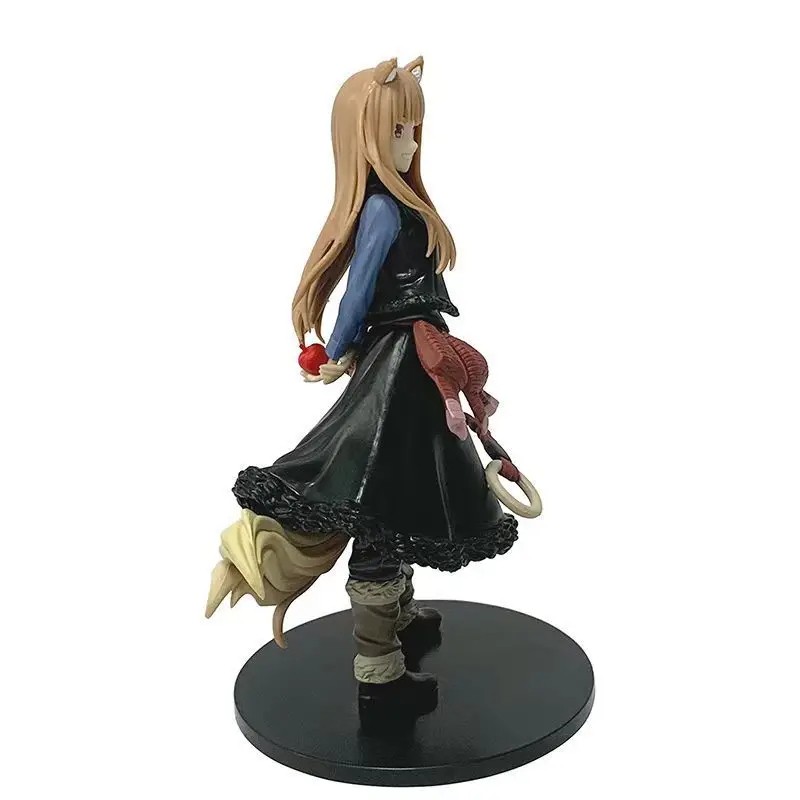 17cm Holo Wink Anime Figure Model Wolf Tail Girl PVC Action Figure