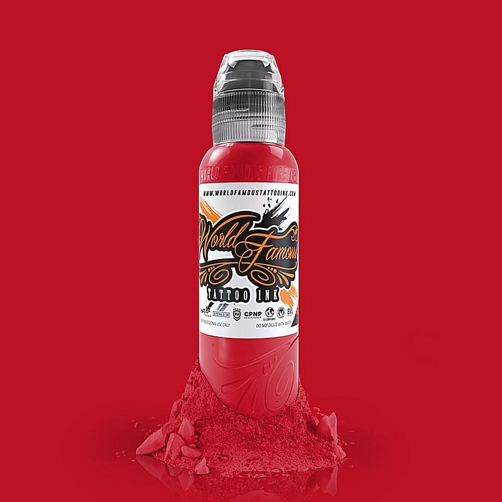 United Ink Red  World Famous Tattoo Ink